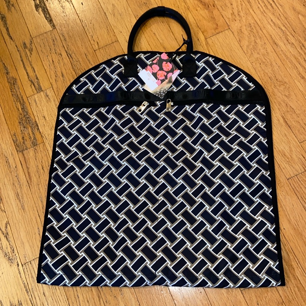 Diane Von Furstenberg X Target Vintage Weave Neutral garment bag new